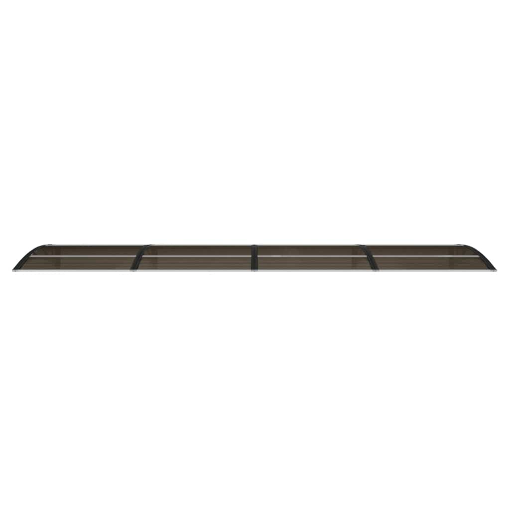 Fekete polikarbonát ajtóelőtető 400 x 100 cm 4