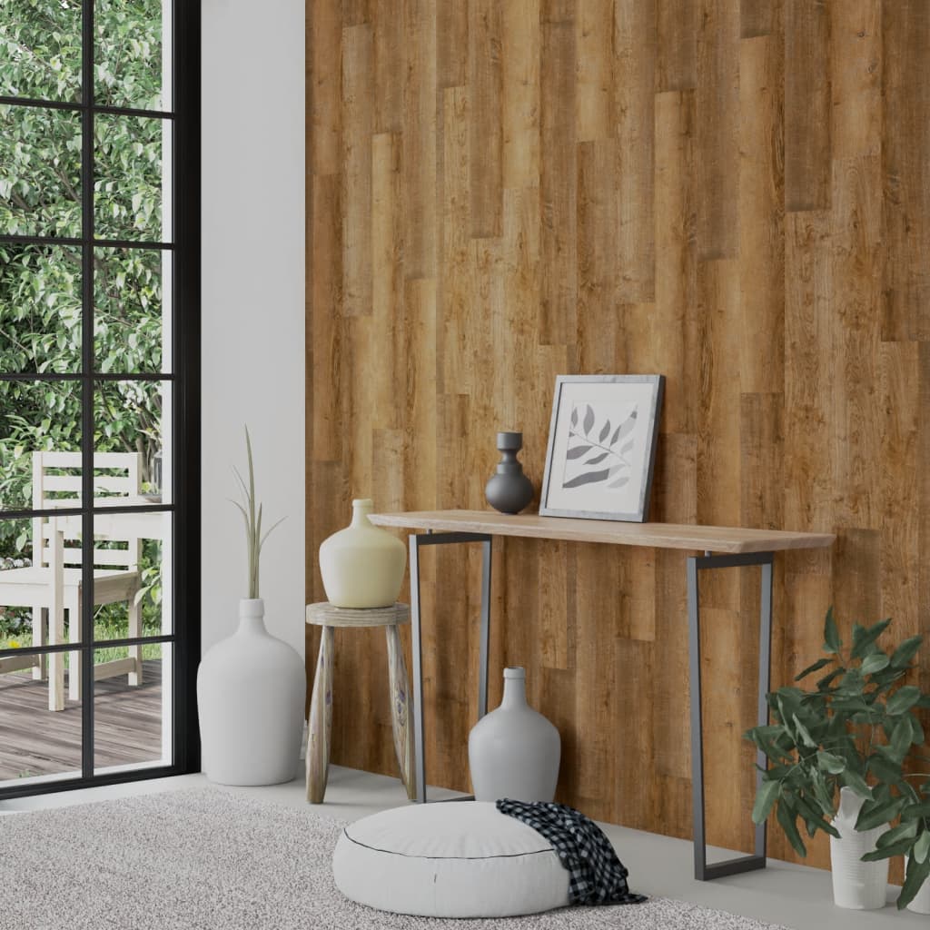 Barna fa megjelenésű PVC fali panel 2,06 m² 3