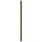 Mézbarna tömör fenyőfa fali fejtámla 81 x 3 x 91,5 cm 5