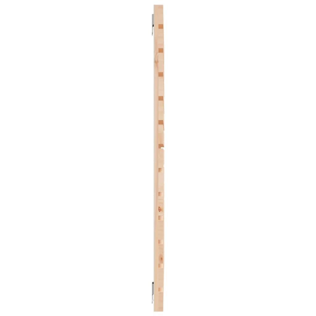Tömör fenyőfa fali fejtámla 141 x 3 x 91,5 cm 5