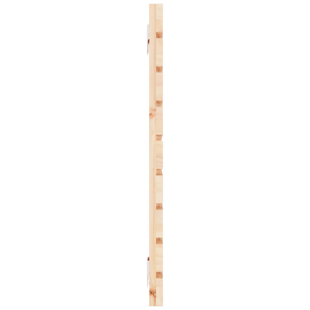 Tömör fenyőfa fali fejtámla 141x3x63 cm 5