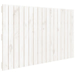 Fehér tömör fenyőfa fali fejtámla 108 x 3 x 60 cm 2