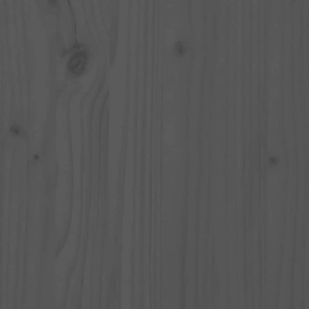 Szürke tömör fenyőfa fali fejtámla 147 x 3 x 60 cm 7