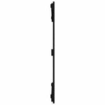 Fekete tömör fenyőfa fali fejtámla 95,5 x 3 x 90 cm 5