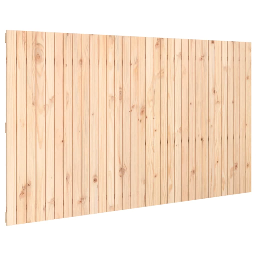 Tömör fenyőfa fali fejtámla 204 x 3 x 110 cm 2