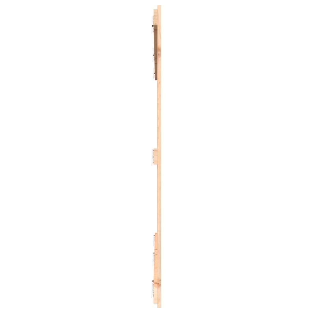 Tömör fenyőfa fali fejtámla 204 x 3 x 110 cm 5