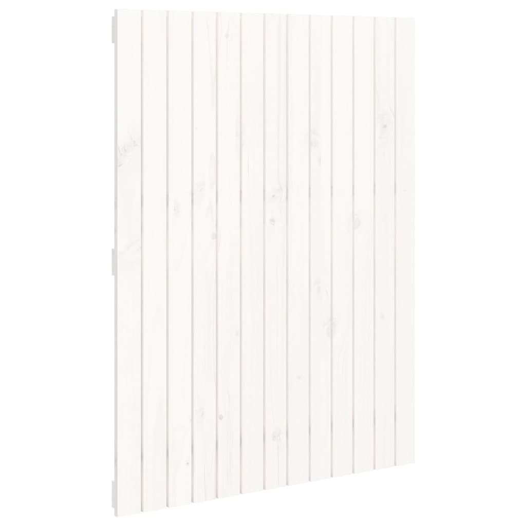 Fehér tömör fenyőfa fali fejtámla 82,5 x 3 x 110 cm 2