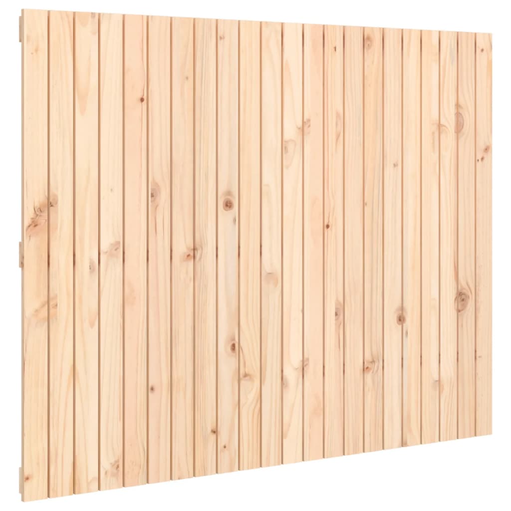 Tömör fenyőfa fali fejtámla 140 x 3 x 110 cm 2