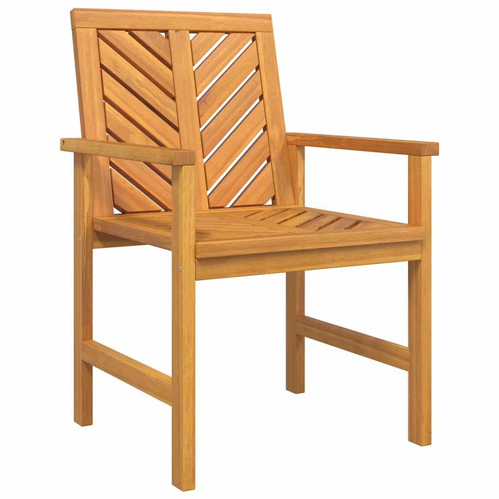 Kerti lounge szett 5 db Barna Tömör Akácfa 5