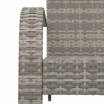 Szürke polyrattan Adirondack kerti szék 6