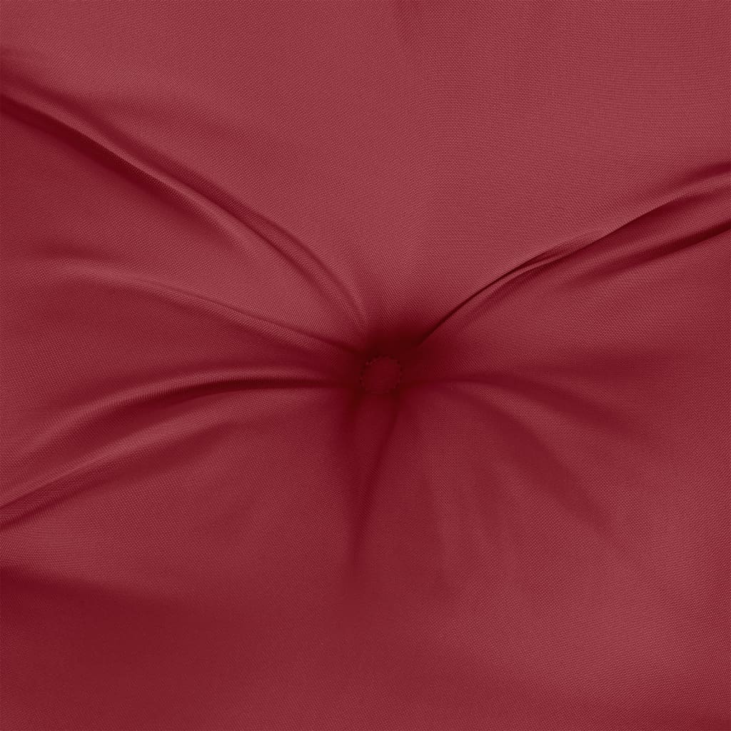 Bordó szövet raklappárna 50 x 50 x 12 cm 7