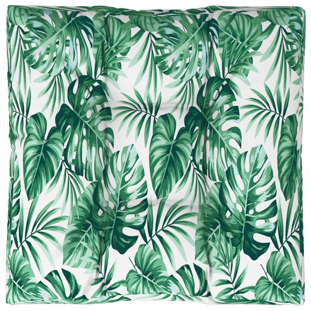 Levélmintás raklapkanapé-párna 70 x 70 x 12 cm 6