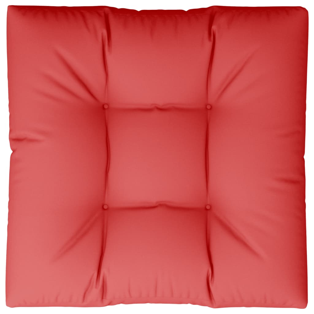 Piros szövet raklappárna 80 x 80 x 12 cm 6