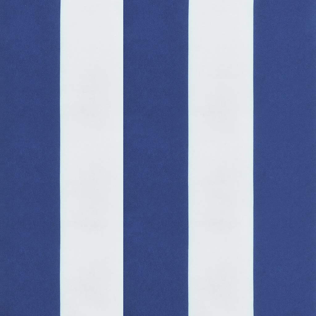 Kék és fehér csíkos szövet raklappárna 80x80x12 cm 9