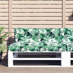 Levélmintás szövet raklappárna 120 x 40 x 12 cm
