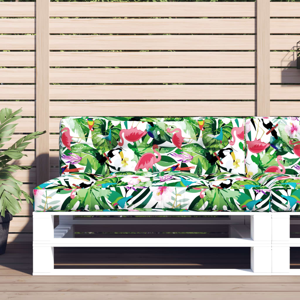 Többszínű szövet raklappárna 120 x 40 x 12 cm 2