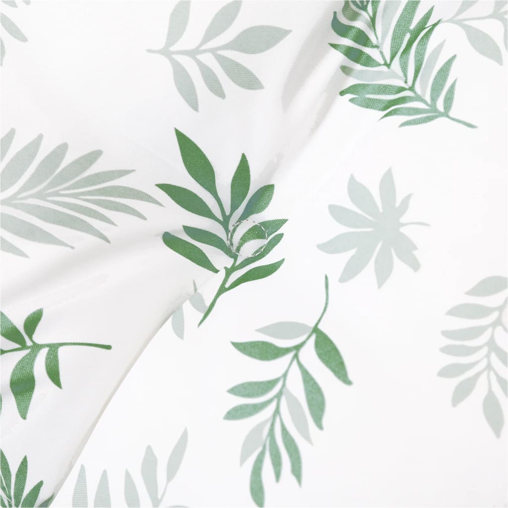 4 db levélmintás szövet alacsony háttámlájú székpárna 8