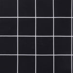 2 db fekete kockás oxford szövet székpárna 50 x 50 x 7 cm 8