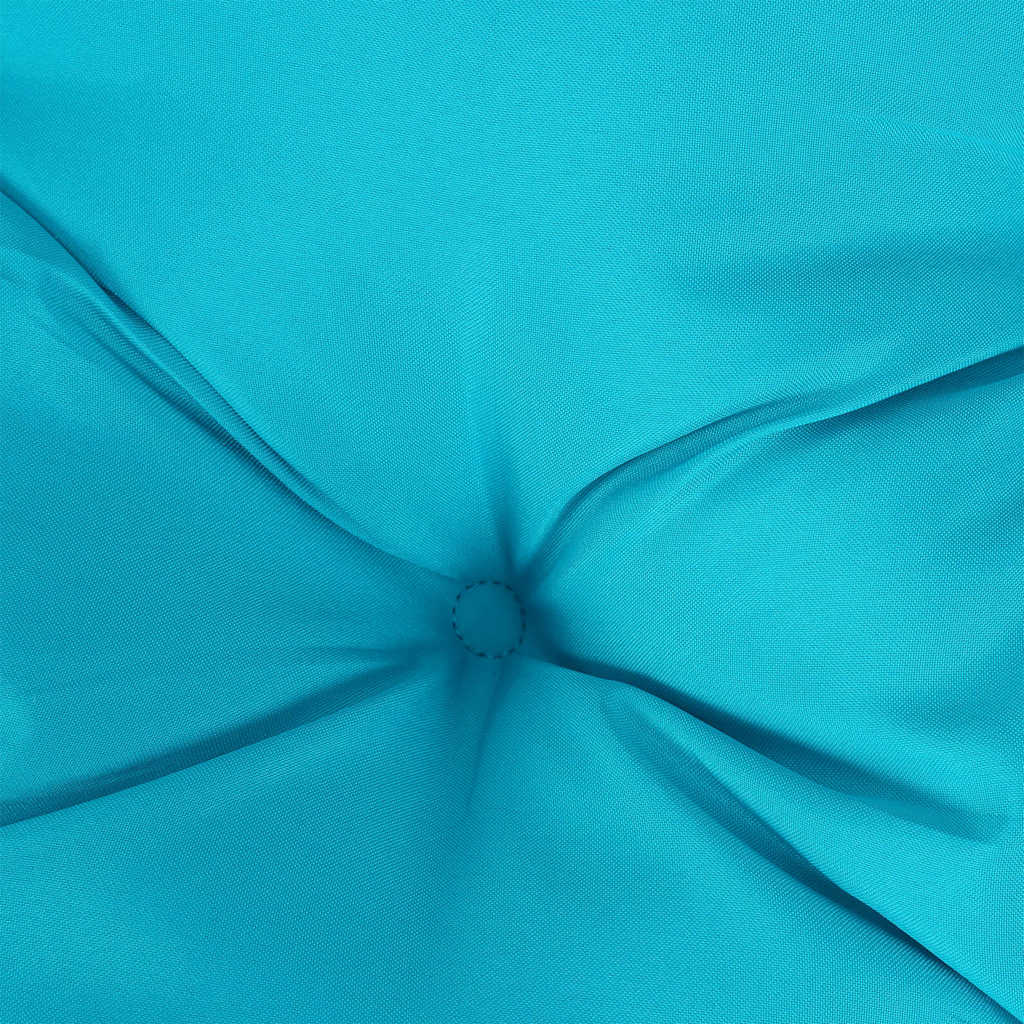 2 db türkizkék szövet kerti padpárna 100 x 50 x 7 cm 7