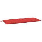 2 db piros oxford szövet kerti padpárna 120 x 50 x 7 cm 4