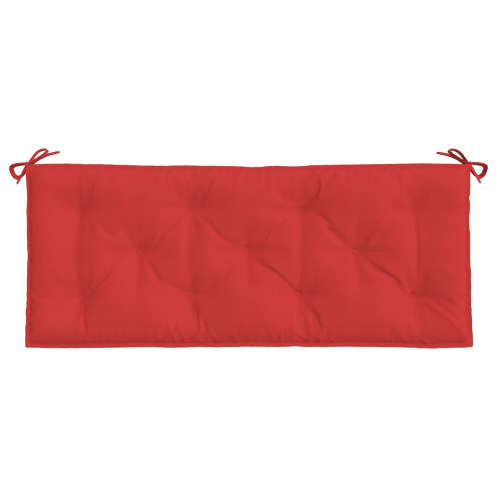 2 db piros oxford szövet kerti padpárna 120 x 50 x 7 cm 5
