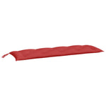 2 db piros oxford szövet kerti padpárna 150 x 50 x 7 cm 3