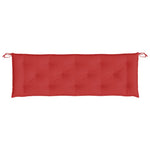 2 db piros oxford szövet kerti padpárna 150 x 50 x 7 cm 6