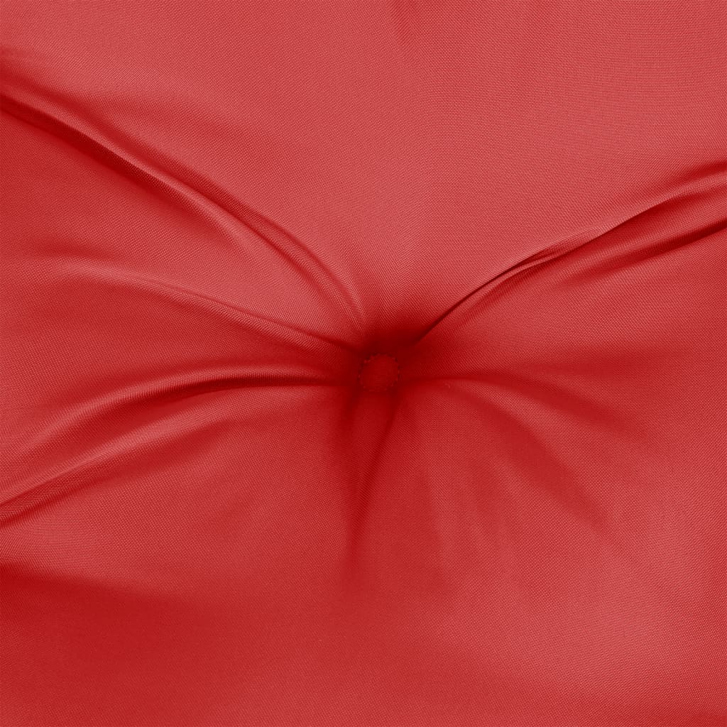 2 db piros oxford szövet kerti padpárna 150 x 50 x 7 cm 7