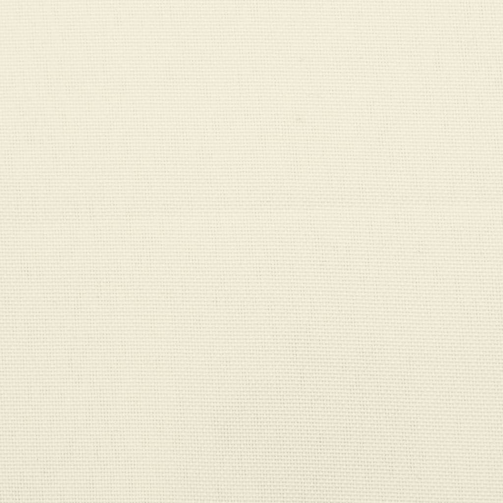 Krémfehér oxford szövet kerti padpárna 110 x 50 x 7 cm 6