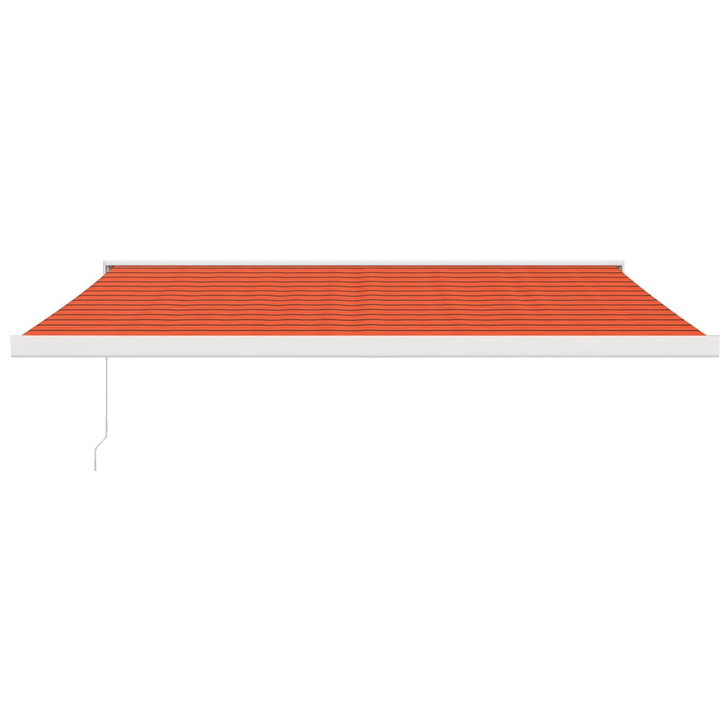 Behúzható napellenző Narancs és Barna 400 × 300 cm 3