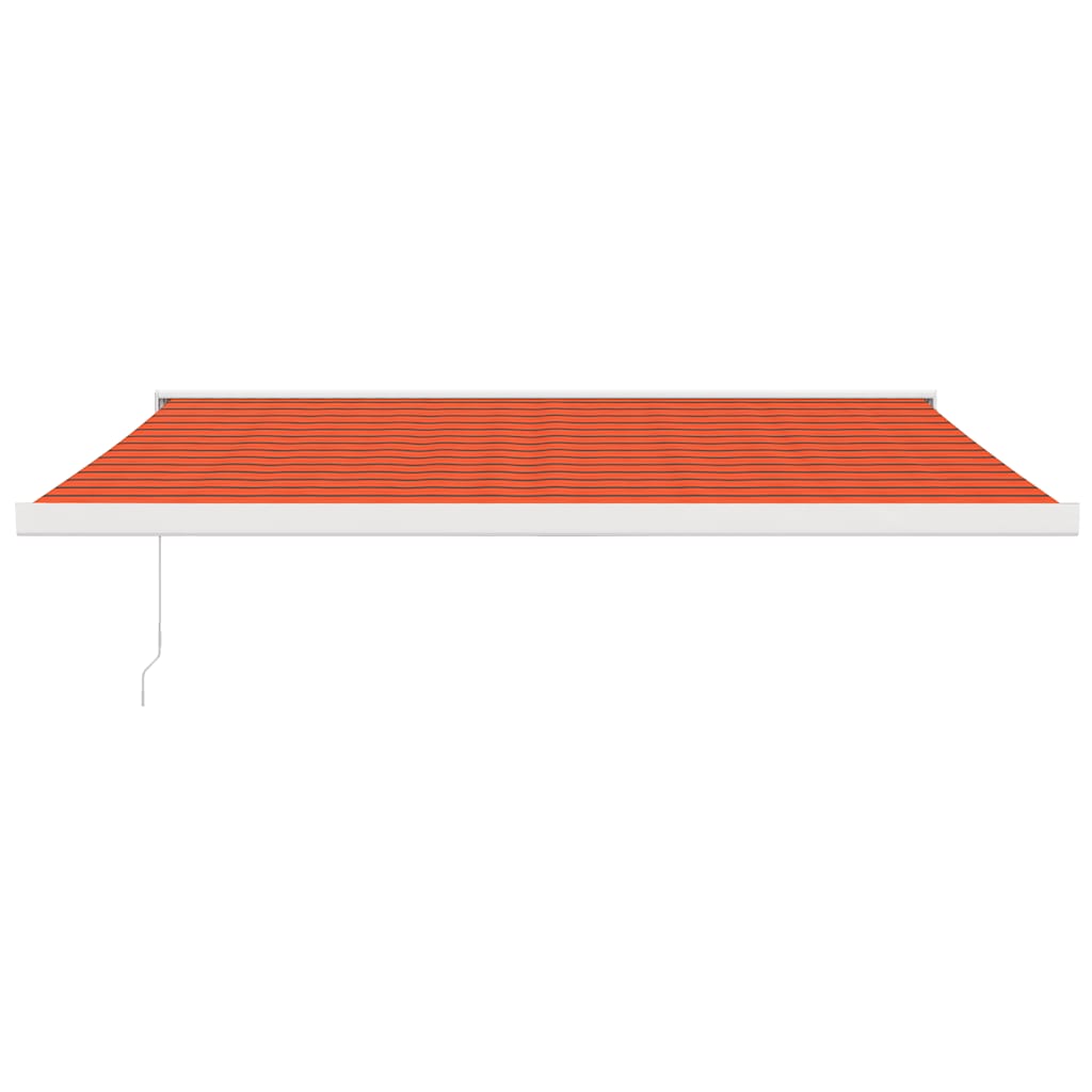 Behúzható napellenző Narancs és Barna 450 × 300 cm 3