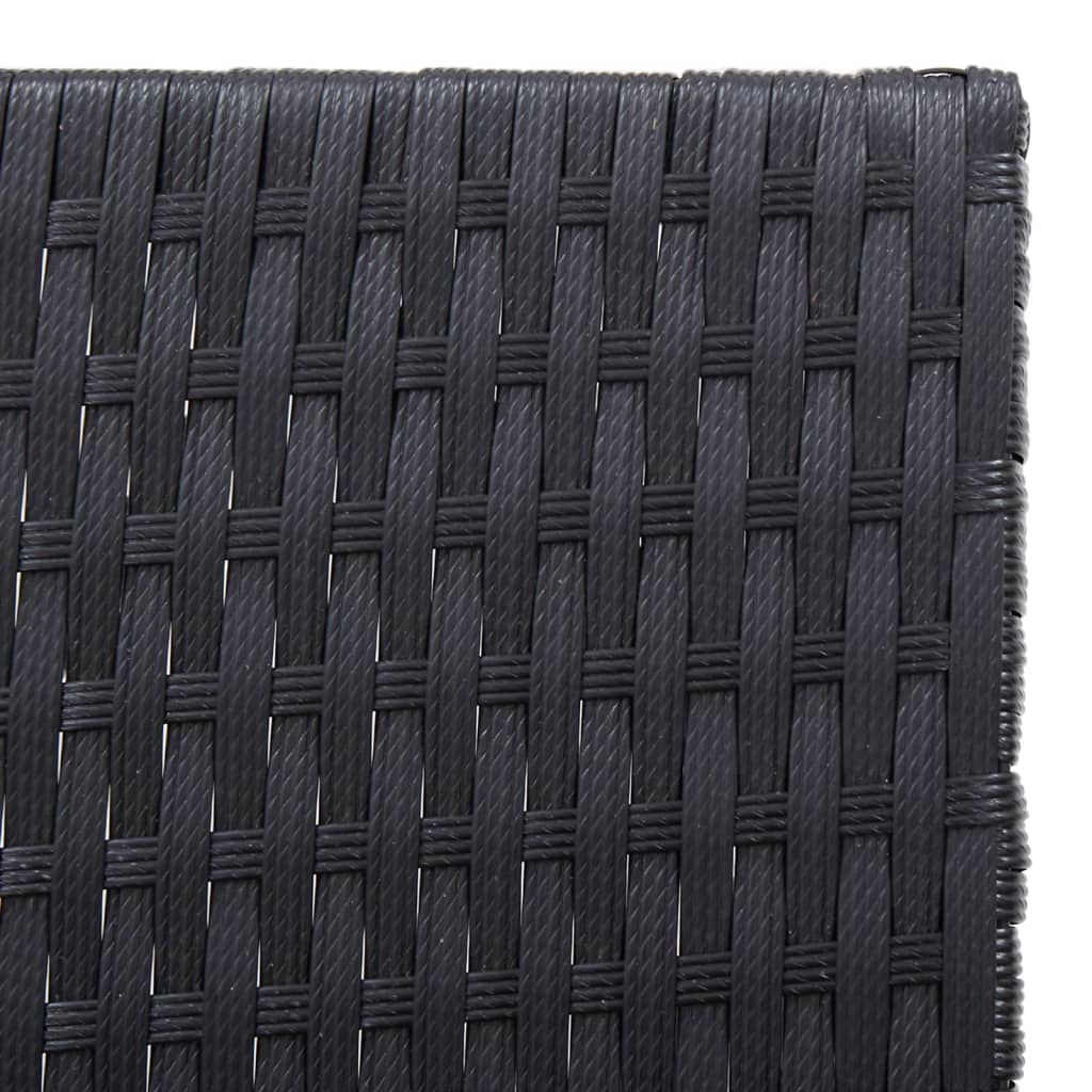 2 db polyrattan és tömör akácfa napozóágy párnával 11
