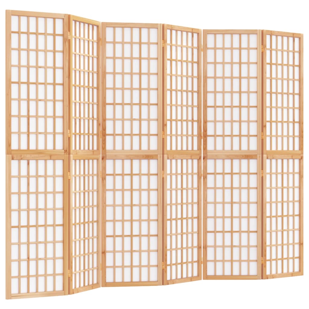 6-paneles japán stílusú összecsukható paraván 240 x 170 cm 2