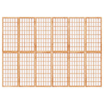 6-paneles japán stílusú összecsukható paraván 240 x 170 cm 3