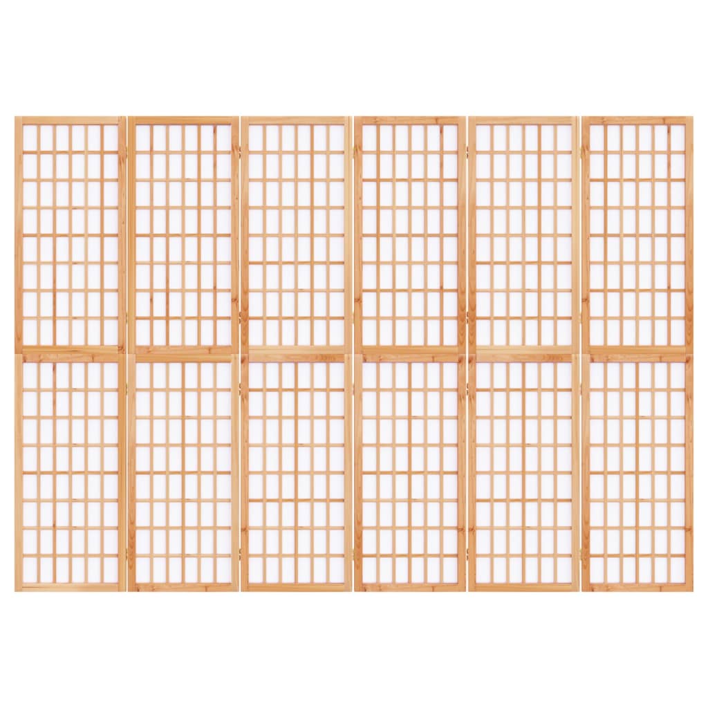 6-paneles japán stílusú összecsukható paraván 240 x 170 cm 3