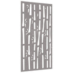 Bambuszmintás corten acél kerti faldísz 105 x 55 cm 3