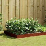 Corten acél kerti magaságyás 100x100x26 cm