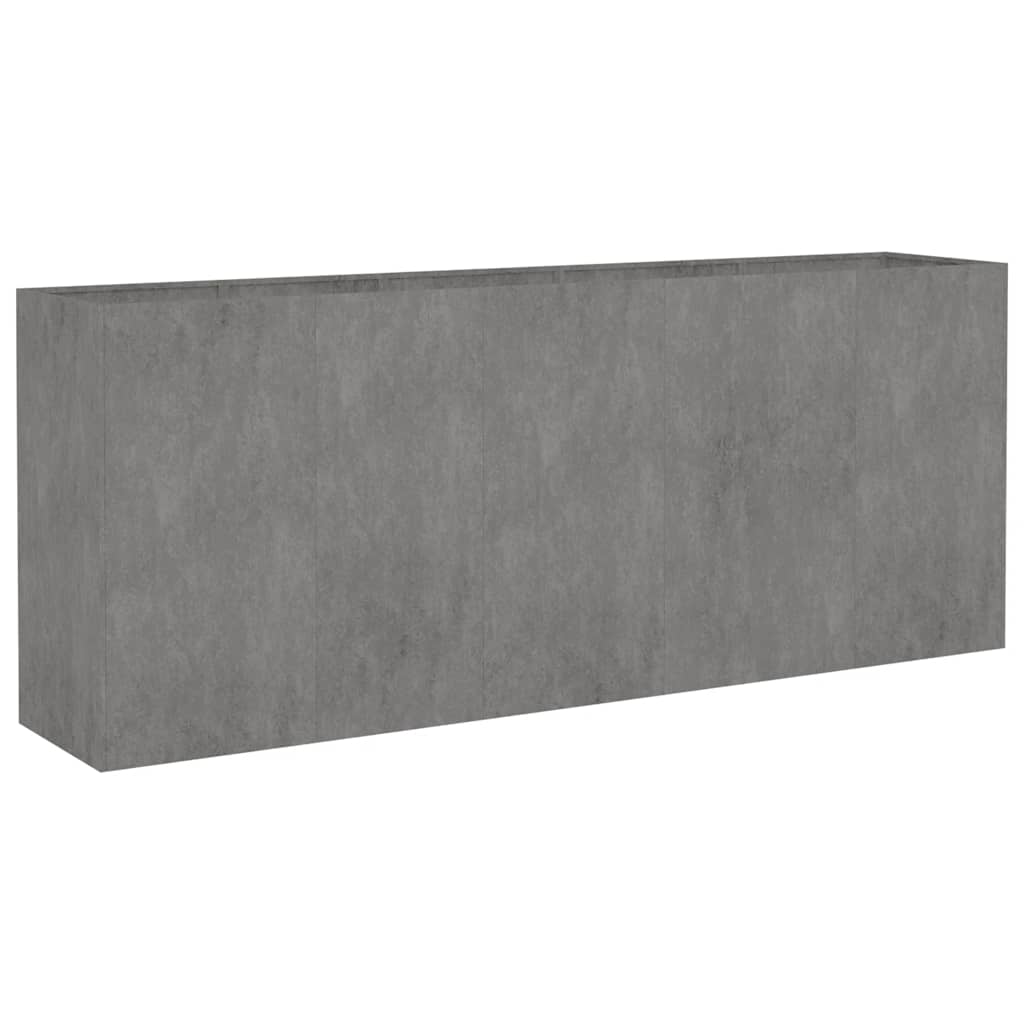 Corten acél kerti magaságyás 200x40x80 cm 3