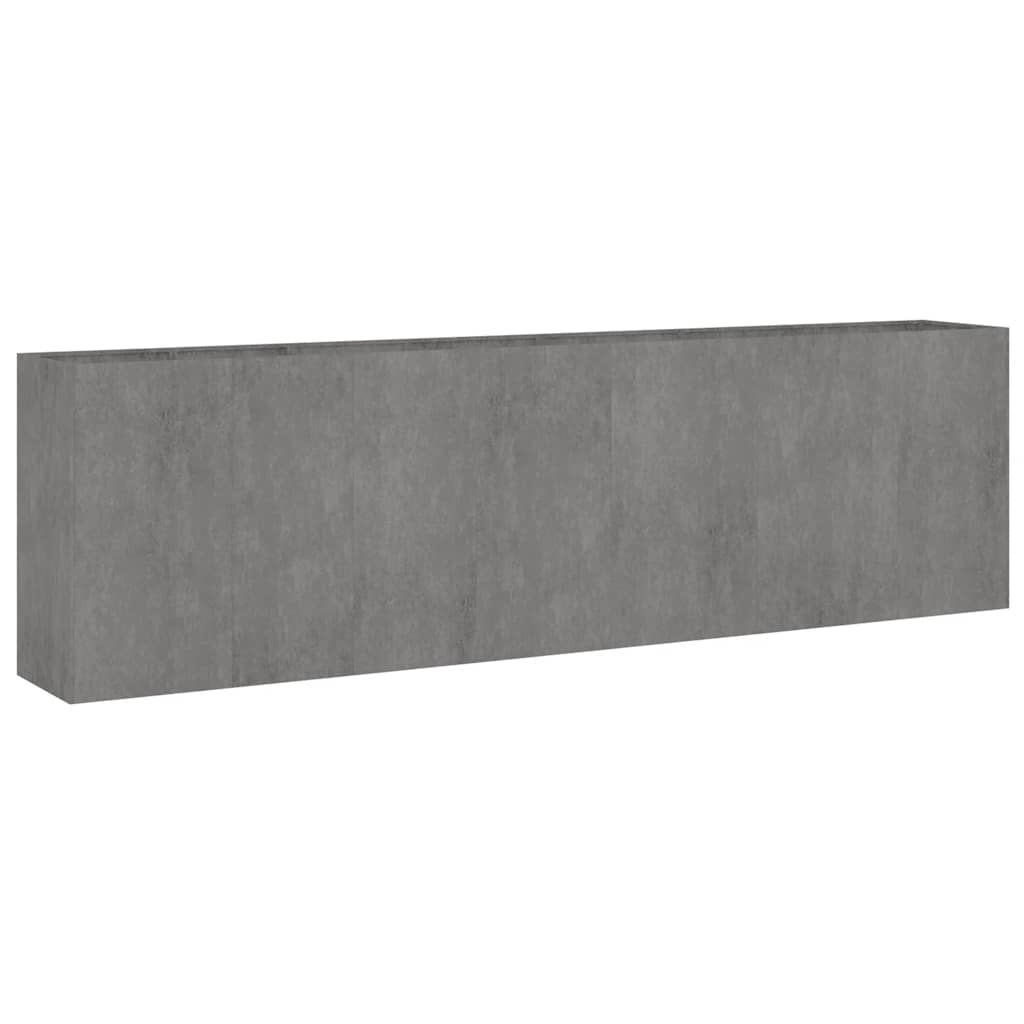 Corten acél kerti magaságyás 280x40x80 cm 3