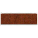 Corten acél kerti magaságyás 280x40x80 cm 4