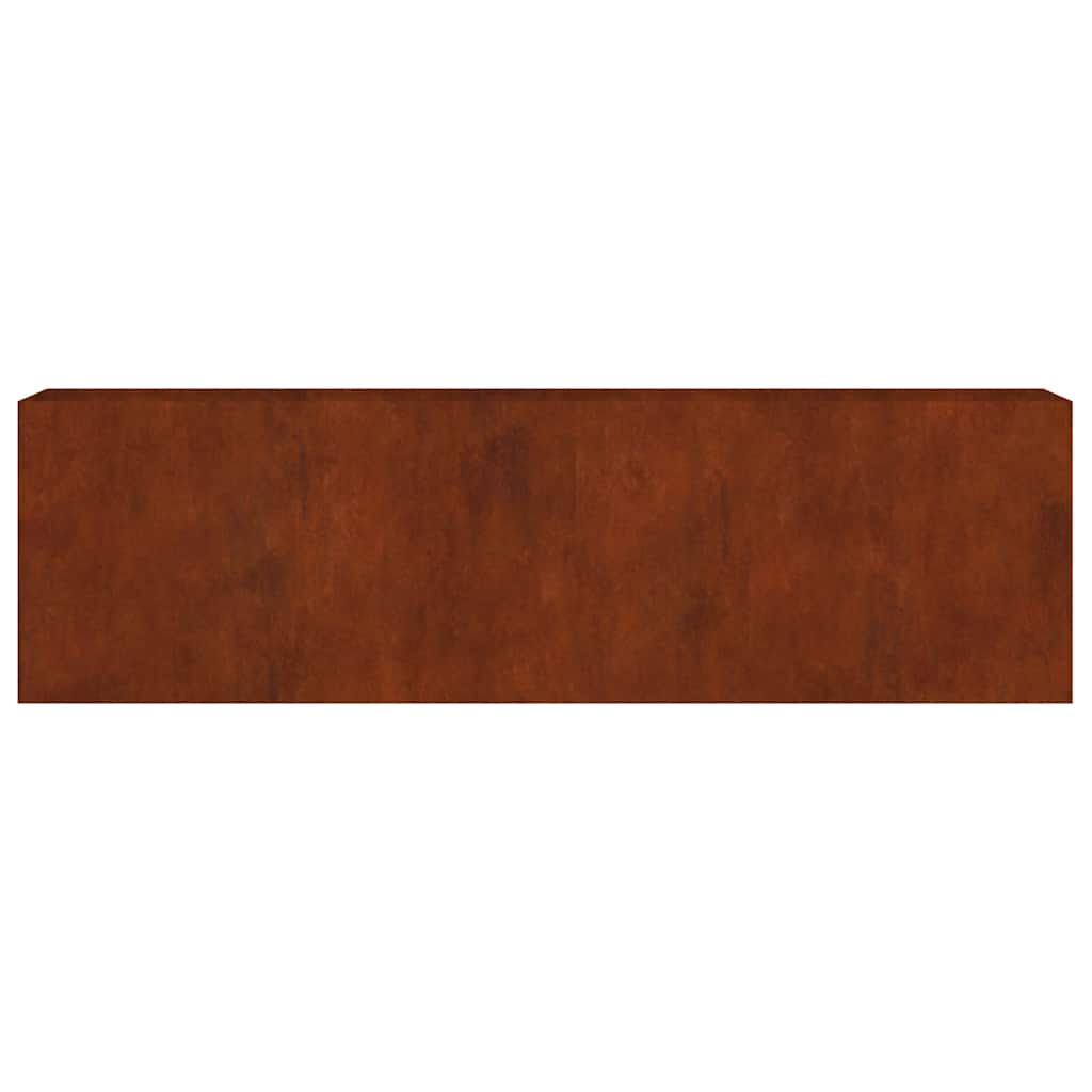 Corten acél kerti magaságyás 280x40x80 cm 4