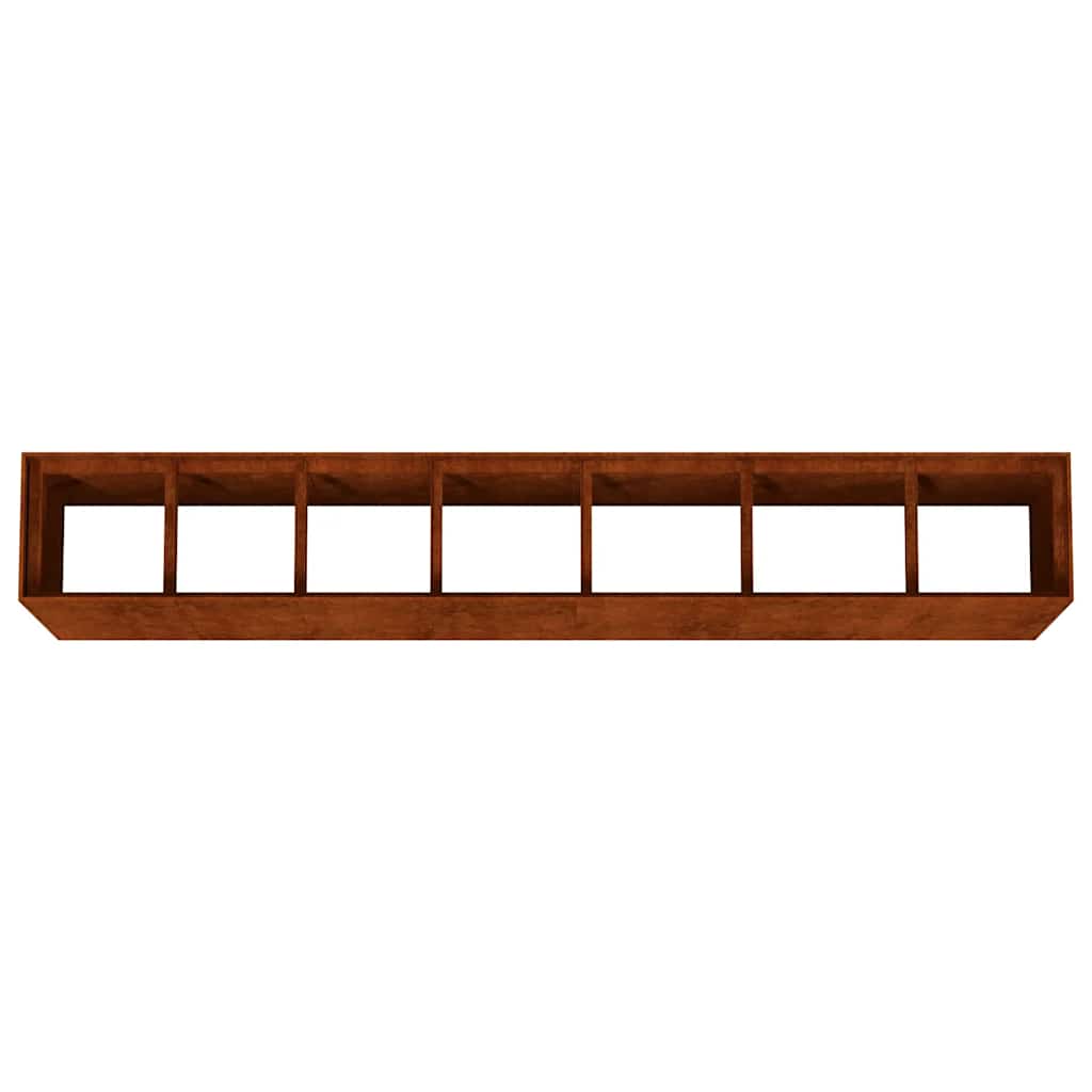 Corten acél kerti magaságyás 280x40x80 cm 5