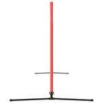 Fekete és piros poliészter teniszháló 300x100x87 cm 4