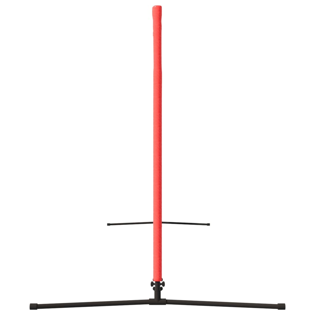 Fekete és piros poliészter teniszháló 300x100x87 cm 4