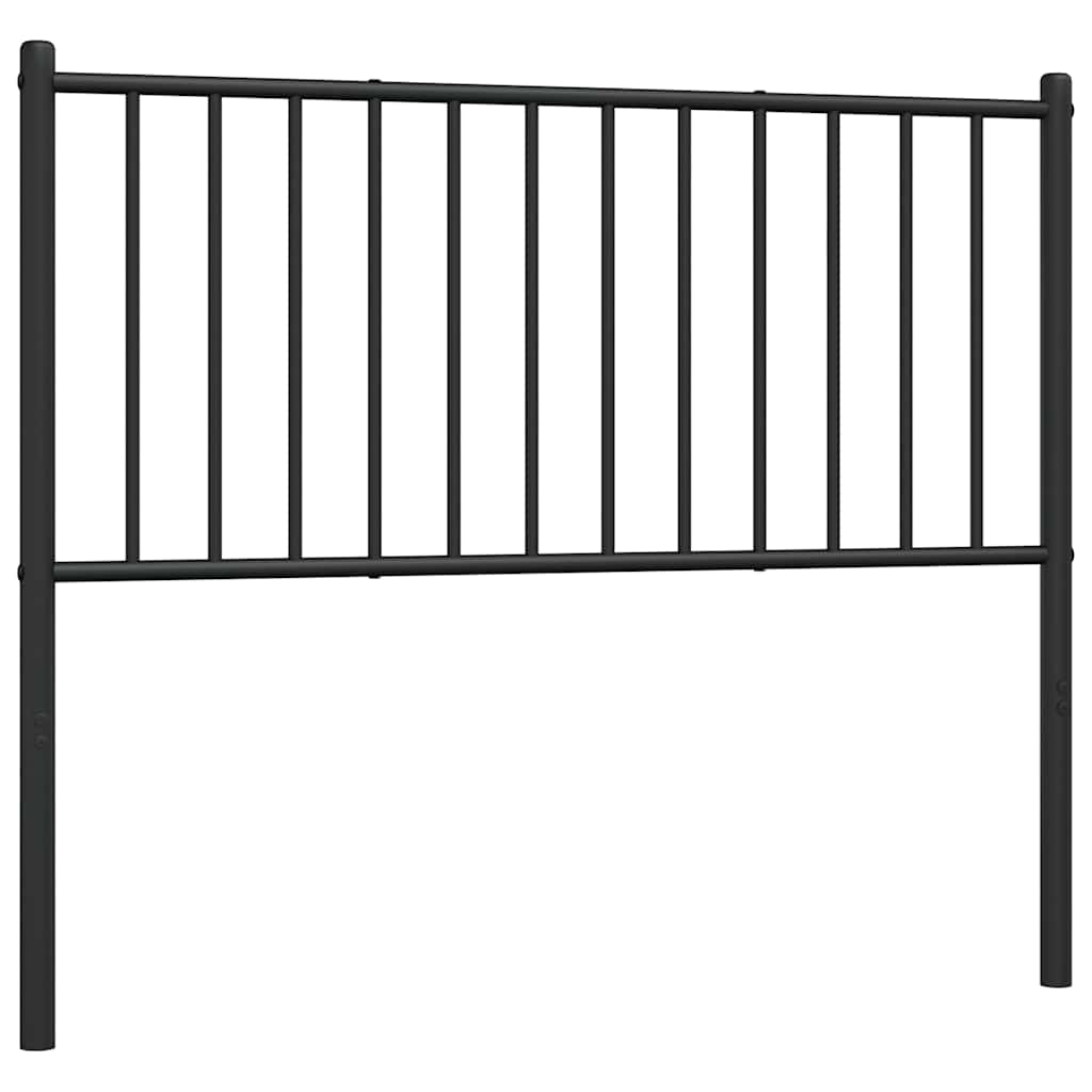 Fekete fém csere fejtámla 100 cm 2