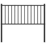 Fekete fém csere fejtámla 100 cm 6