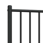 Fekete fém csere fejtámla 100 cm 7