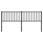Fekete fém csere fejtámla 180 cm 3