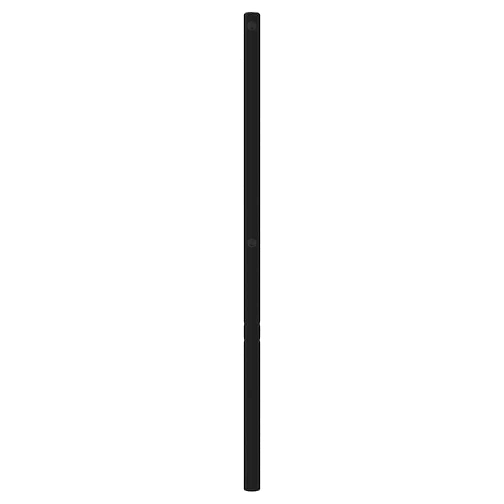 Fekete fém csere fejtámla 180 cm 4