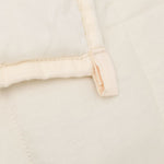 Világos krémszínű szövet súlyozott takaró 135 x 200 cm 10 kg 5